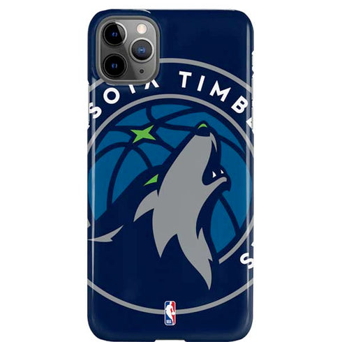 NBA Minnesota Timberwolves Large Logo iPhone 11 Pro Max Lite Case
