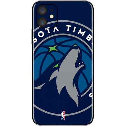 NBA Minnesota Timberwolves Large Logo iPhone 11 Skin