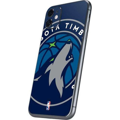 NBA Minnesota Timberwolves Large Logo iPhone 11 Skin