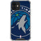 NBA Minnesota Timberwolves Large Logo iPhone 12 Clear Case