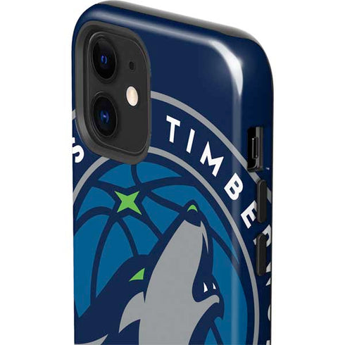 NBA Minnesota Timberwolves Large Logo iPhone 12 Impact Case