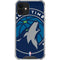 NBA Minnesota Timberwolves Large Logo iPhone 12 Mini Clear Case