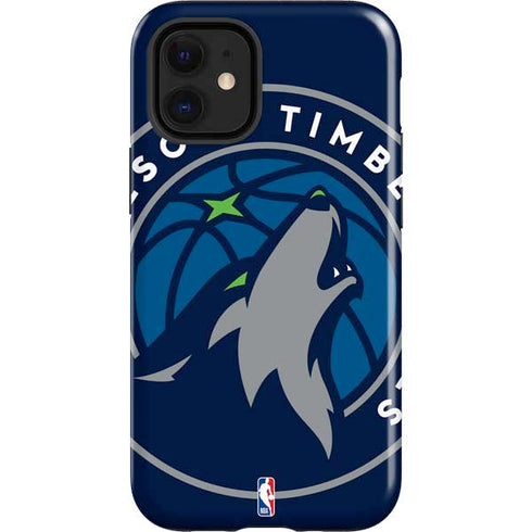 NBA Minnesota Timberwolves Large Logo iPhone 12 Mini Impact Case