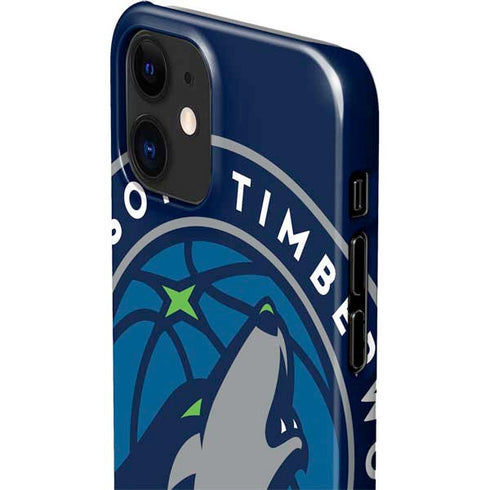 NBA Minnesota Timberwolves Large Logo iPhone 12 Mini Lite Case