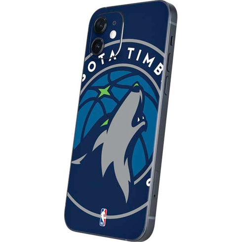 NBA Minnesota Timberwolves Large Logo iPhone 12 Mini Skin