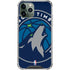 NBA Minnesota Timberwolves Large Logo iPhone 12 Pro Max Clear Case