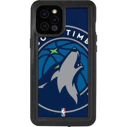 NBA Minnesota Timberwolves Large Logo iPhone 12 Pro Max Waterproof Case