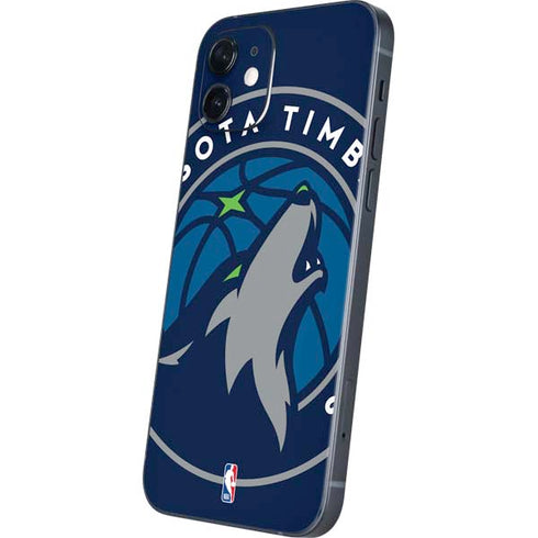 NBA Minnesota Timberwolves Large Logo iPhone 12 Skin