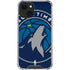 NBA Minnesota Timberwolves Large Logo iPhone 13 Mini Clear Case
