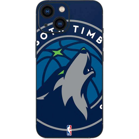 NBA Minnesota Timberwolves Large Logo iPhone 13 Mini Skin