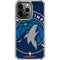 NBA Minnesota Timberwolves Large Logo iPhone 13 Pro Clear Case