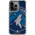 NBA Minnesota Timberwolves Large Logo iPhone 13 Pro Clear Case