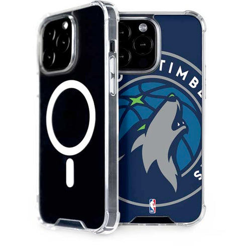 NBA Minnesota Timberwolves Large Logo iPhone 13 Pro Max MagSafe Case