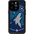 NBA Minnesota Timberwolves Large Logo iPhone 14 Pro Waterproof Case