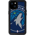 NBA Minnesota Timberwolves Large Logo iPhone 15 Plus Waterproof Case