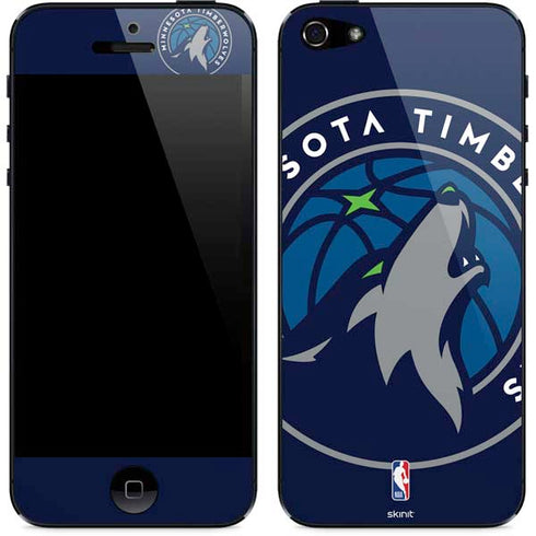 NBA Minnesota Timberwolves Large Logo iPhone 5/5s/5SE Skin