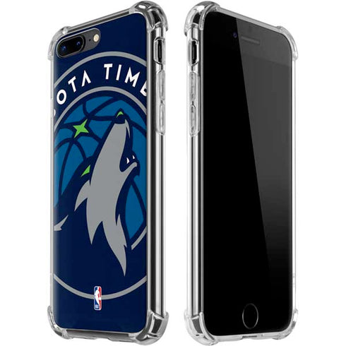 NBA Minnesota Timberwolves Large Logo iPhone 7/8 Plus Clear Case