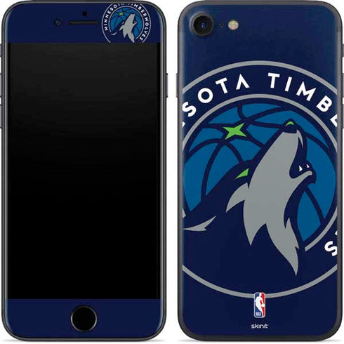 NBA Minnesota Timberwolves Large Logo iPhone 8 Skin