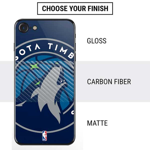 NBA Minnesota Timberwolves Large Logo iPhone SE (2nd & 3rd Gen) Skin