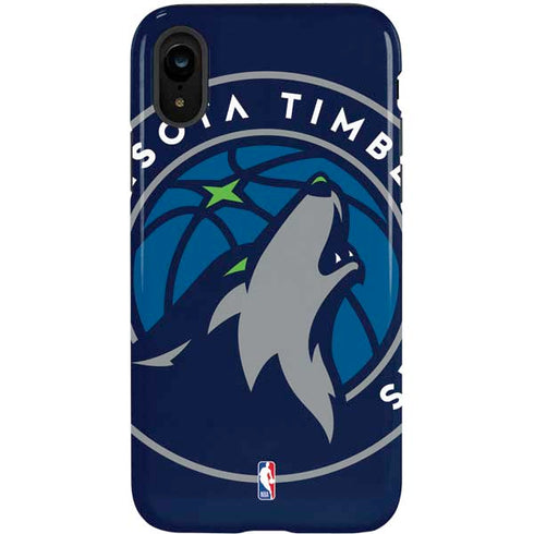 NBA Minnesota Timberwolves Large Logo iPhone XR Pro Case