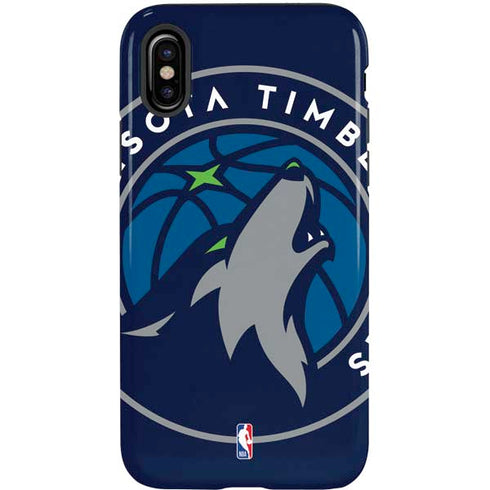 NBA Minnesota Timberwolves Large Logo iPhone XS Pro Case