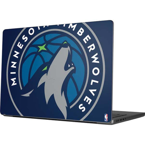 NBA Minnesota Timberwolves Large Logo MacBook Pro 14in (2021-24) Skin