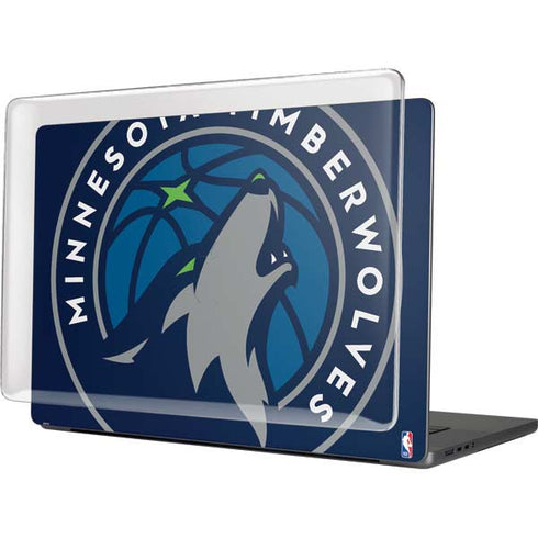NBA Minnesota Timberwolves Large Logo MacBook Pro 16in (2021-25) Case plus Skin