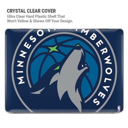 NBA Minnesota Timberwolves Large Logo MacBook Pro 16in (2021-25) Case plus Skin