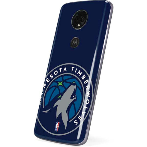 NBA Minnesota Timberwolves Large Logo Moto E5 Plus Skin