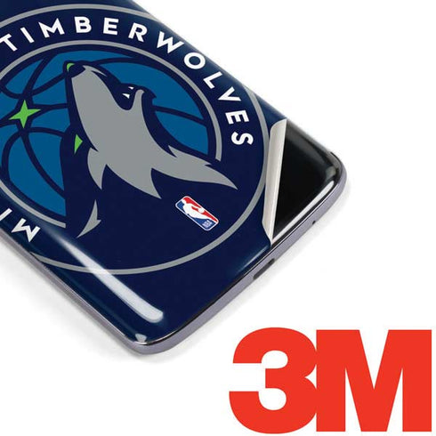 NBA Minnesota Timberwolves Large Logo Moto E5 Plus Skin