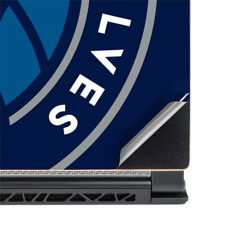 NBA Minnesota Timberwolves Large Logo MSI GS65 Stealth Laptop Skin