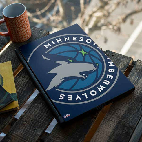 NBA Minnesota Timberwolves Large Logo MSI GS65 Stealth Laptop Skin