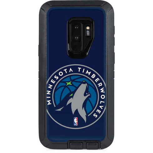 NBA Minnesota Timberwolves Large Logo Otterbox Defender Galaxy Skin