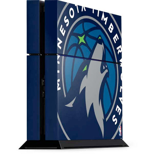 NBA Minnesota Timberwolves Large Logo PS4 Console Skin