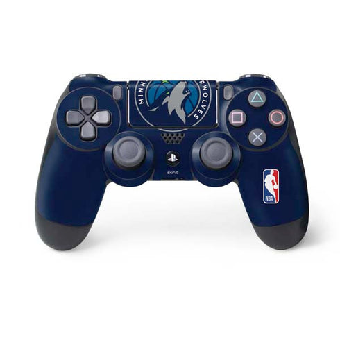 NBA Minnesota Timberwolves Large Logo PS4 Controller Skin