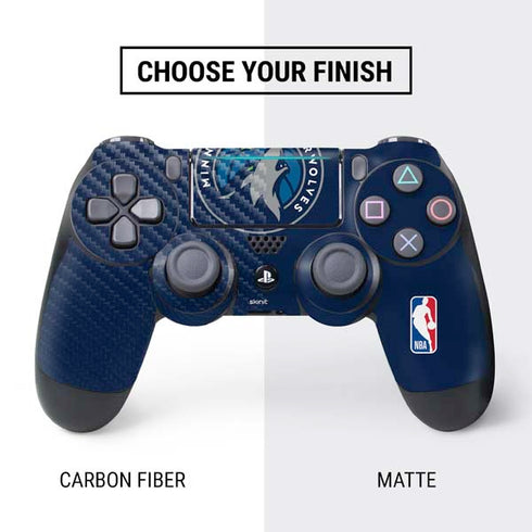 NBA Minnesota Timberwolves Large Logo PS4 Slim Bundle Skin