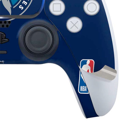 NBA Minnesota Timberwolves Large Logo PS5 Controller Skin