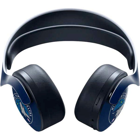 NBA Minnesota Timberwolves Large Logo PULSE 3D Wireless Headset for PS5 Skin