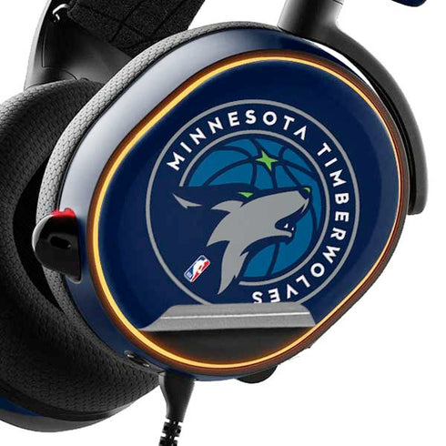 NBA Minnesota Timberwolves Large Logo SteelSeries Arctis 3 Skin