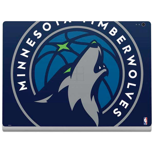NBA Minnesota Timberwolves Large Logo Surface Book 2 13.5in Skin