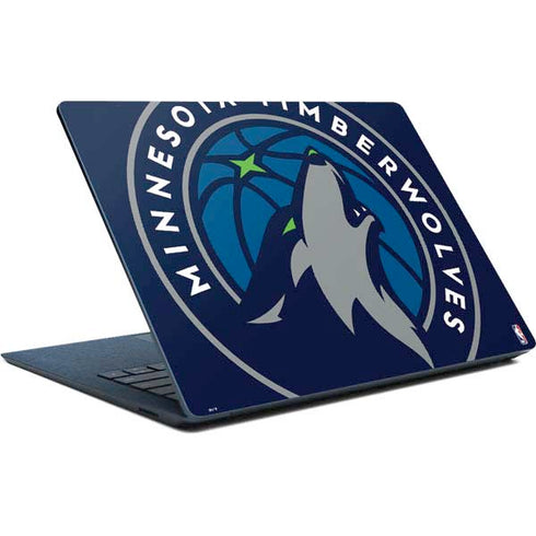NBA Minnesota Timberwolves Large Logo Surface Laptop Skin