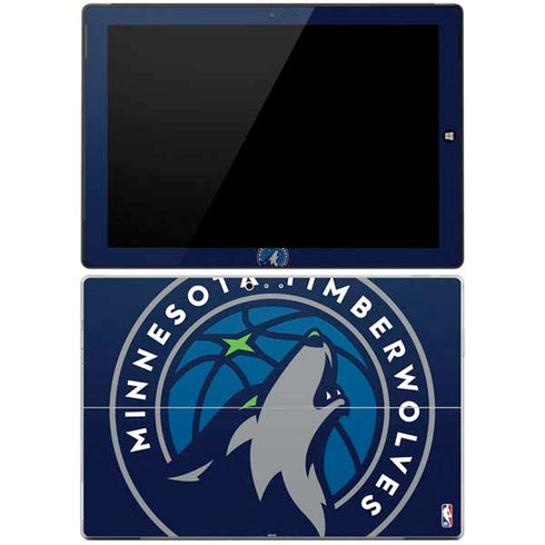 NBA Minnesota Timberwolves Large Logo Surface Pro 3 Skin