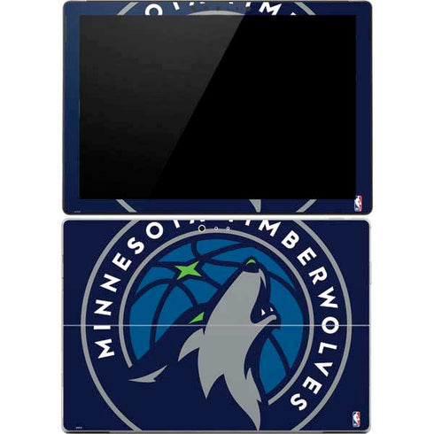 NBA Minnesota Timberwolves Large Logo Surface Pro 4 Skin