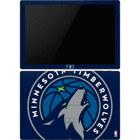 NBA Minnesota Timberwolves Large Logo Surface Pro 6 Skin