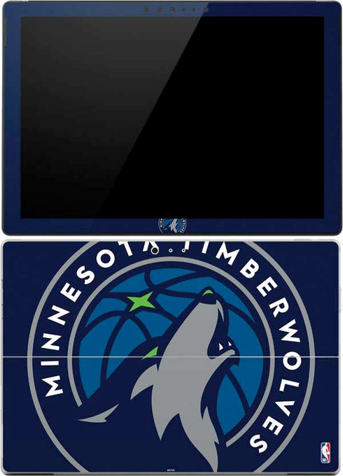 NBA Minnesota Timberwolves Large Logo Surface Pro (2017) Skin