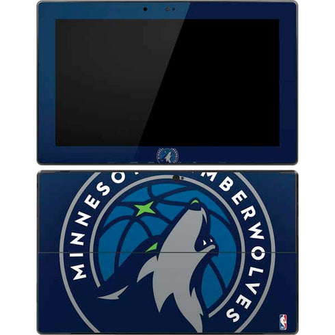 NBA Minnesota Timberwolves Large Logo Surface Pro Tablet Skin