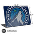 NBA Minnesota Timberwolves Large Logo Universal Laptop 16.6in (13.4 x 9.7in) Skin
