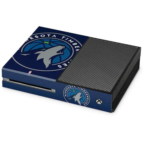 NBA Minnesota Timberwolves Large Logo Xbox One Console Skin