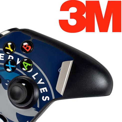 NBA Minnesota Timberwolves Large Logo Xbox One Controller Skin