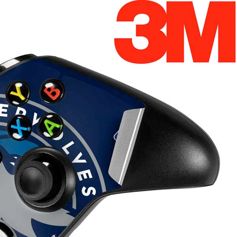 NBA Minnesota Timberwolves Large Logo Xbox One S Controller Skin